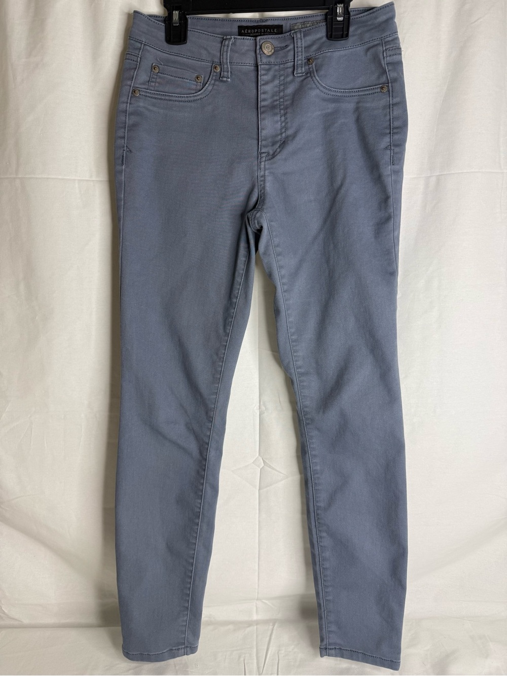 Aéropostale High Waisted Ankle Blue Stretch Denim 5-Pocket Women's Jegging